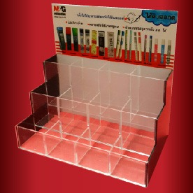 กล่องโชว์สินค้ากลุ่มเครื่องเขียน