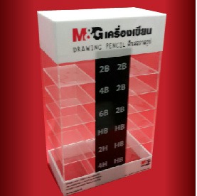 กล่องใส่สินค้าสำหรับจำหน่ายหน้าร้าน