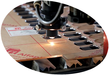 ด้วยเครื่องตัดเลเซอร์ที่ทันสมัย